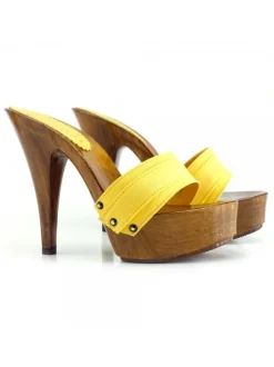 YELLOW CLOGS-K9101 GIA
