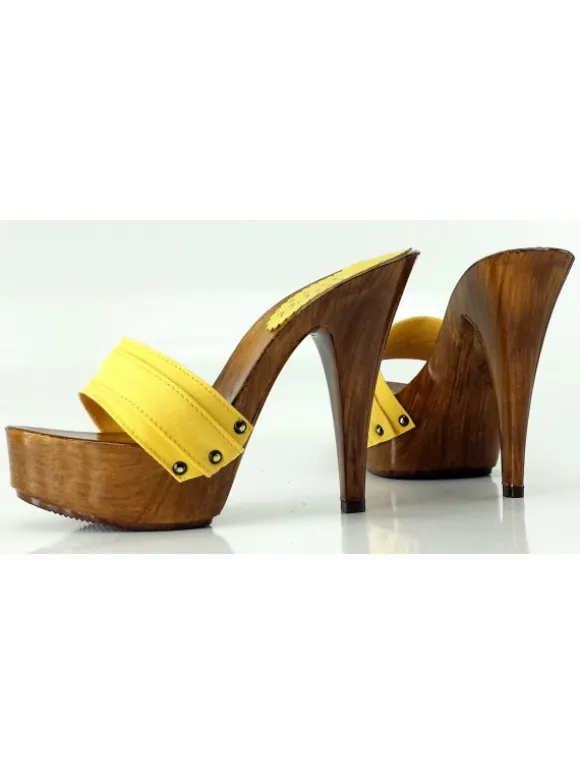 YELLOW CLOGS-K9101 GIA